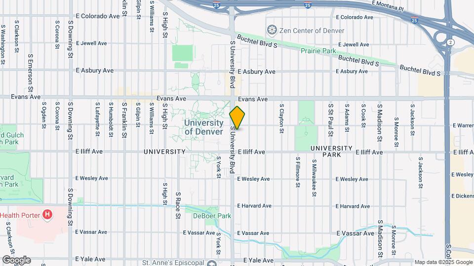2200 S University Blvd, Unit Observatory Place Mapa y Detalles de la Ubicación