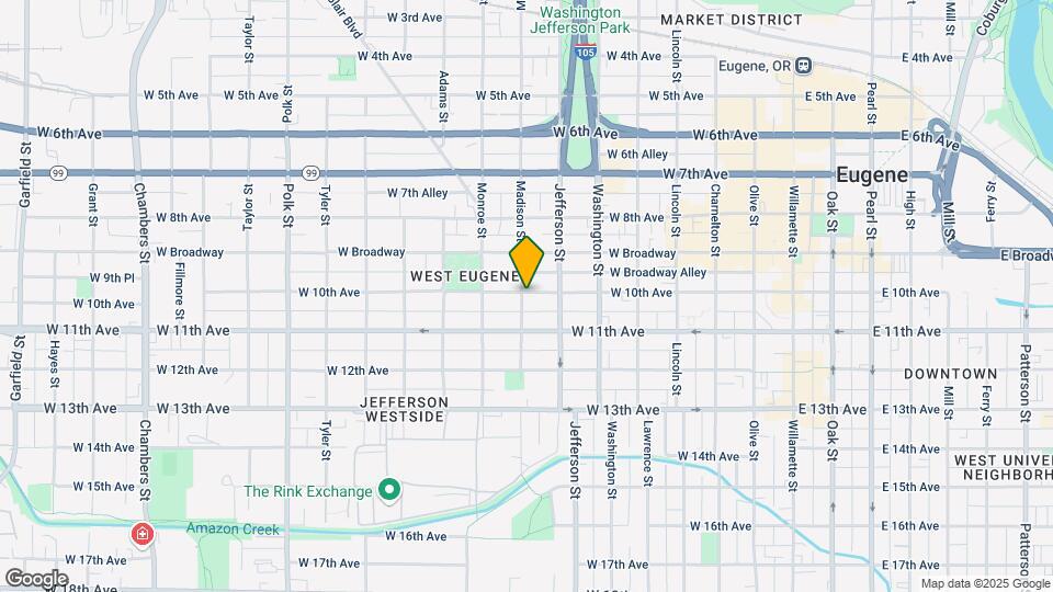694 W 10th Ave Map and Location Details