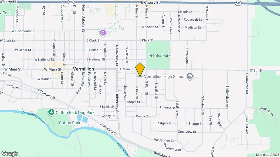 24 S Pine St Map and Location Details