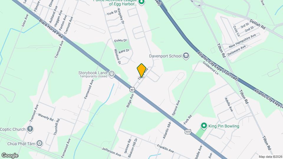 2643 Ridge Ave Map and Location Details