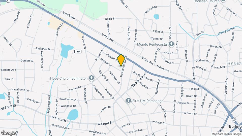 311 Hawthorne Ln Mapa y Detalles de la Ubicación