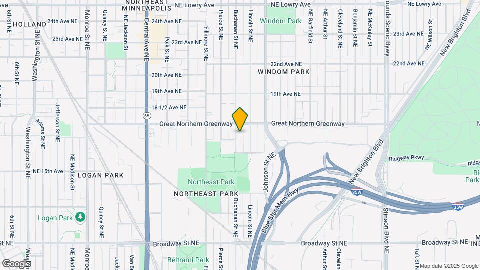 1709 Buchanan St NE, Unit 1709 Buchanan St. NE., Mi Map and Location Details