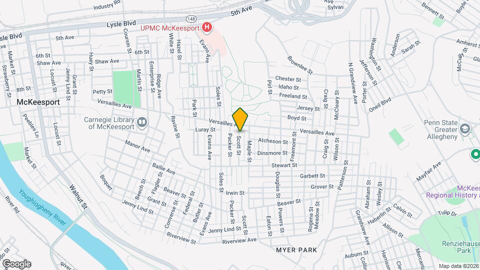 1217 Scott St Map and Location Details