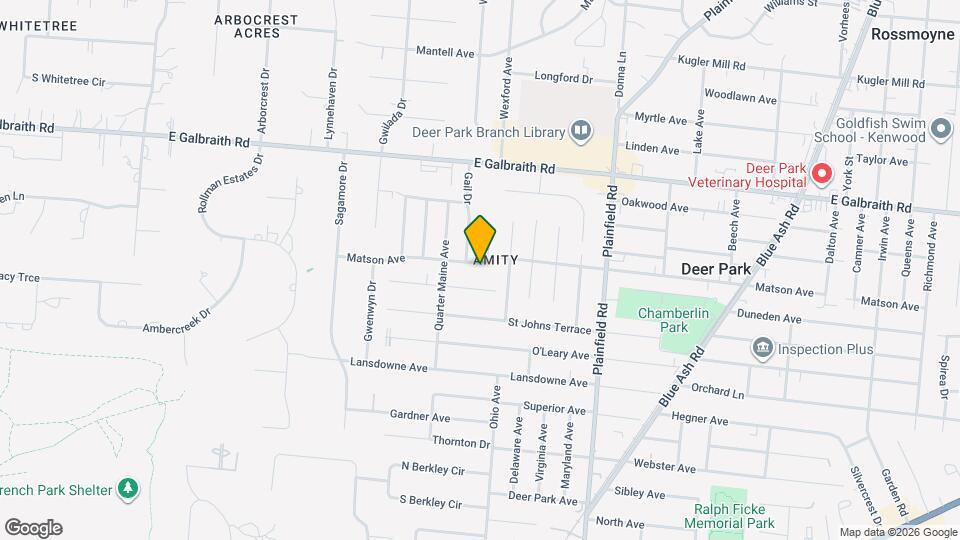 3881 Matson Ave Mapa y Detalles de la Ubicación
