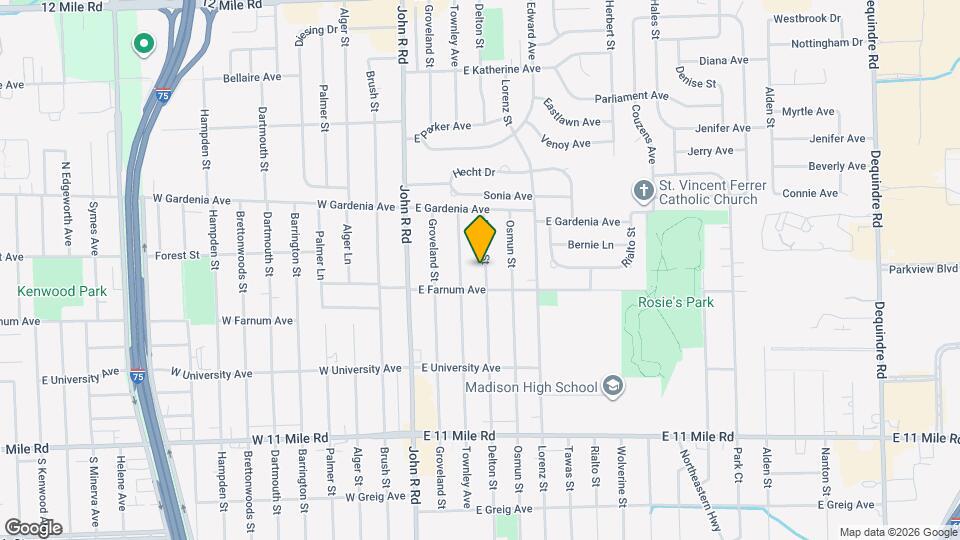 27741 Delton St Map and Location Details