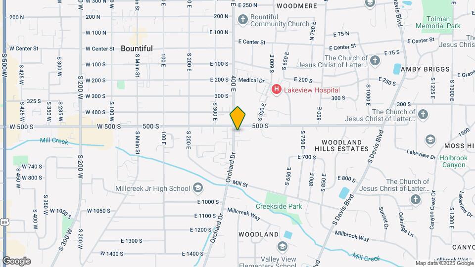525 Orchard Dr Map and Location Details