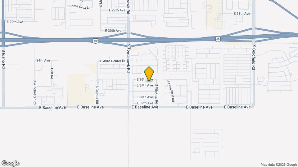 1930 E 37th Ave Map and Location Details