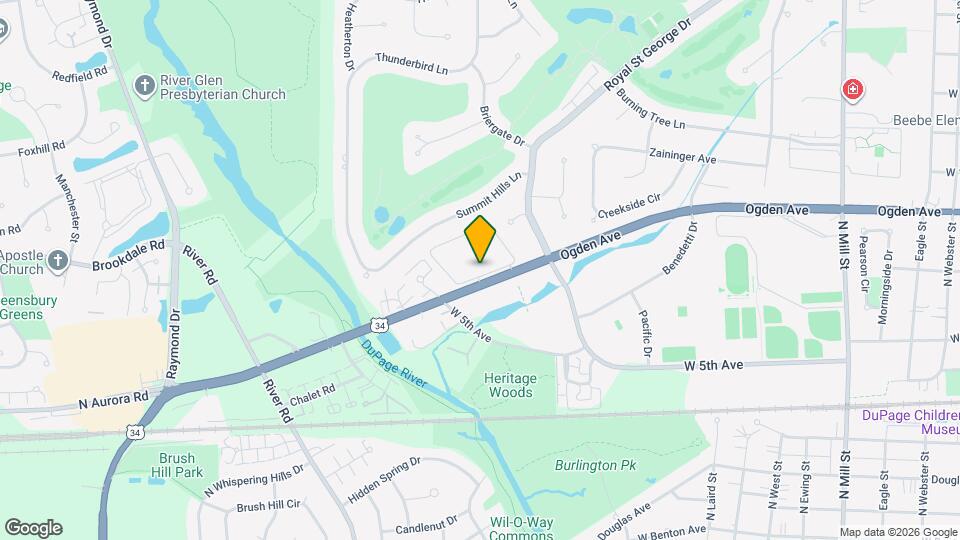 1049 W Ogden Ave Map and Location Details