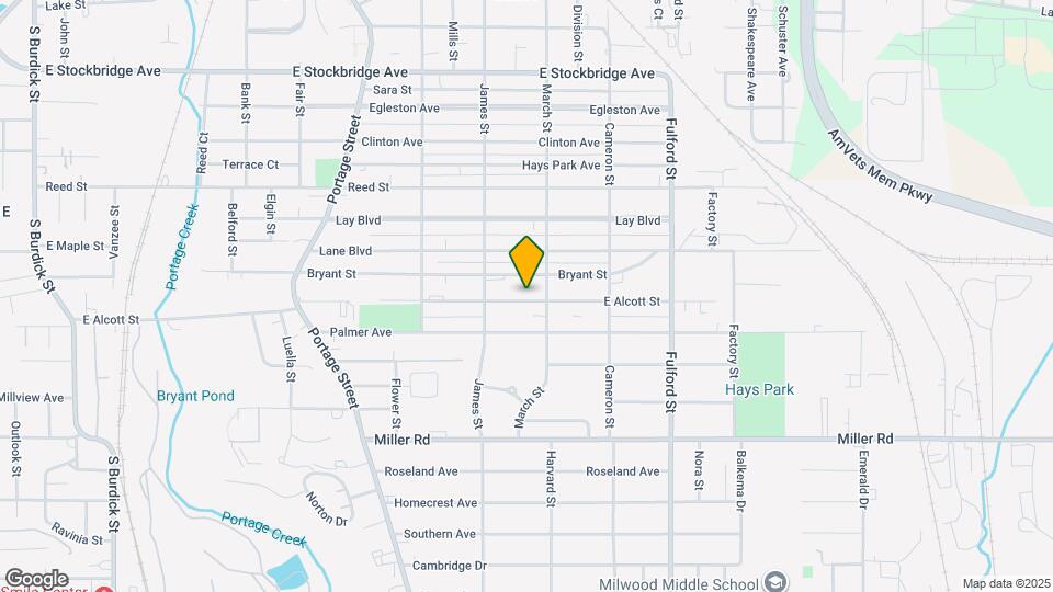 1305 E Alcott St Map and Location Details