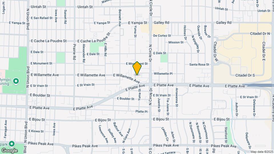 517 Yuma St Map and Location Details