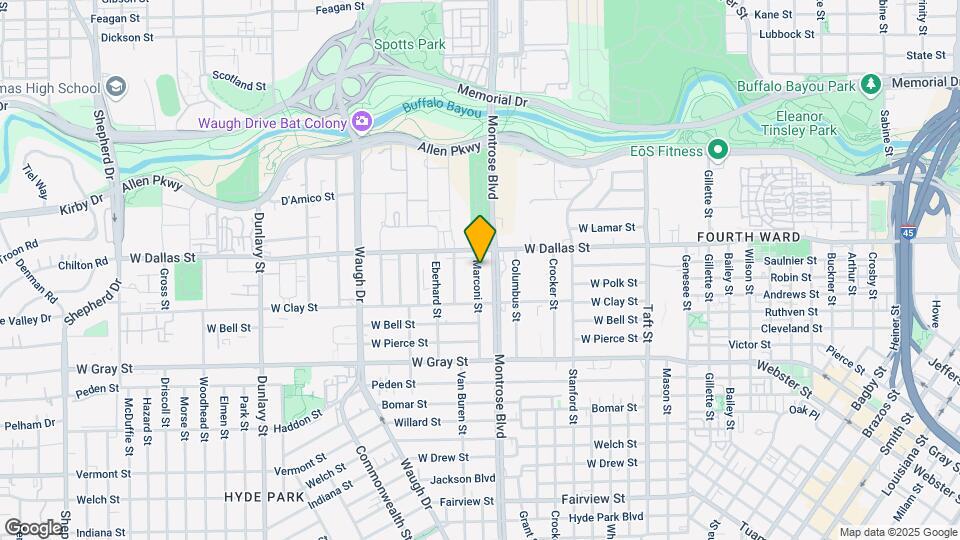 1025 Marconi St Map and Location Details