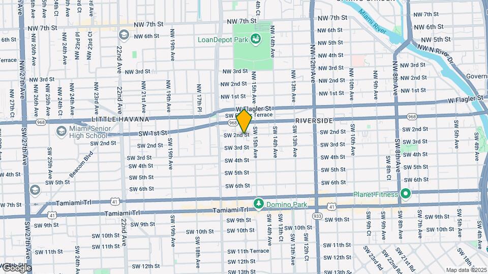 1552 SW 2nd St Map and Location Details