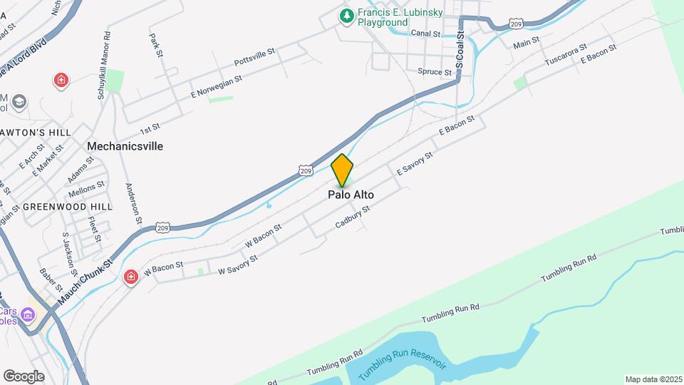 72 E Bacon St Map and Location Details