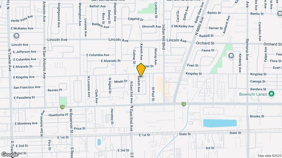 734 Karesh Ave Mapa y Detalles de la Ubicación