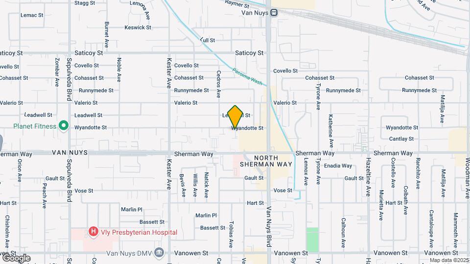 14618 Wyandotte St Map and Location Details