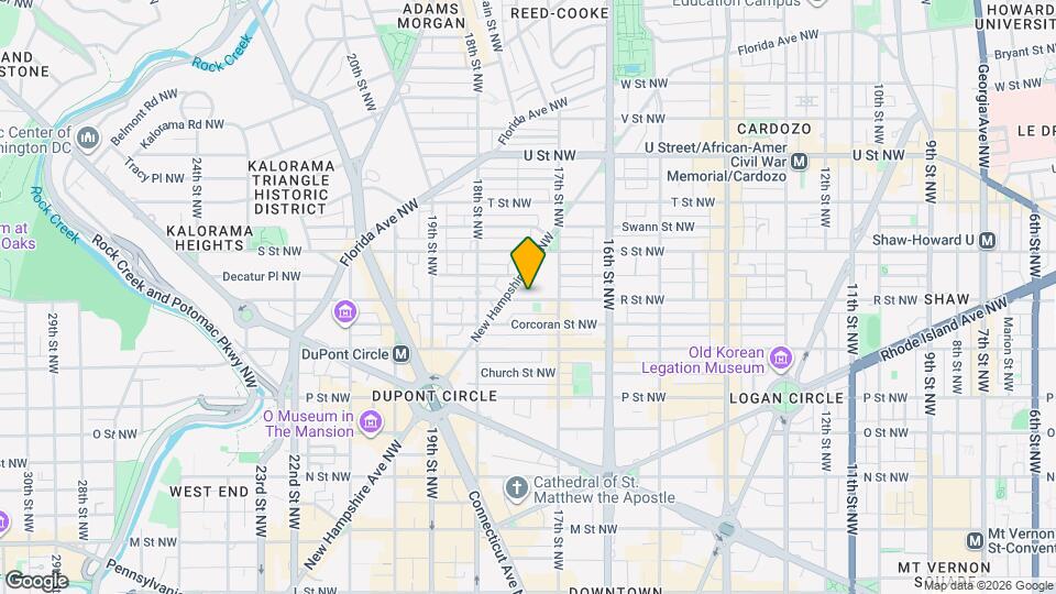 1727 R St NW Map and Location Details
