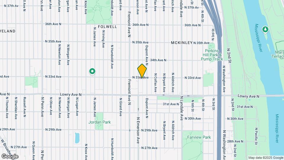 1115 N 33rd Ave Map and Location Details