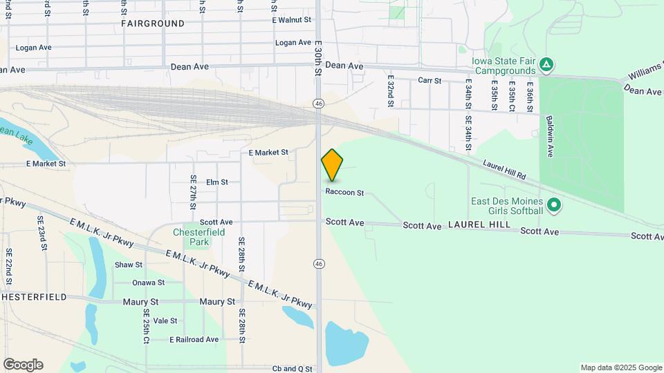 3012 Raccoon St Map and Location Details