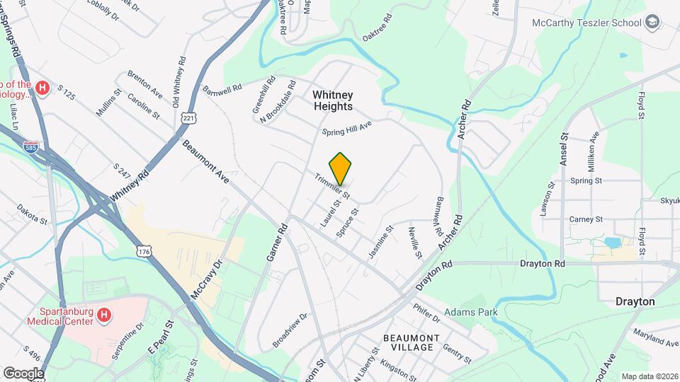 620 Trimmier St Map and Location Details