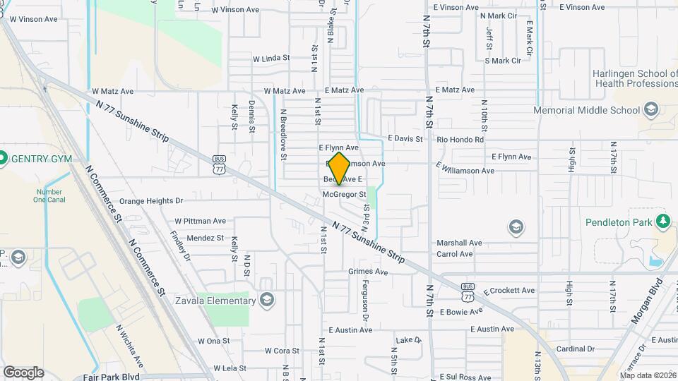 201 McGregor St Map and Location Details