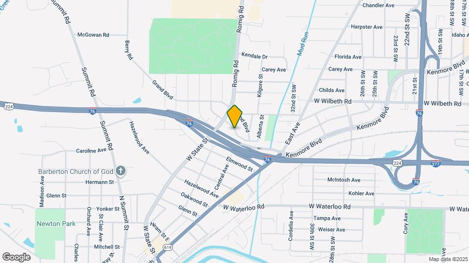 1258 Central Ave Map and Location Details