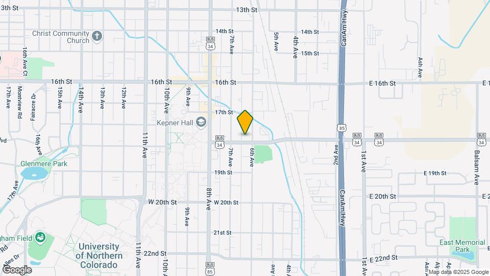 611 18th St Map and Location Details