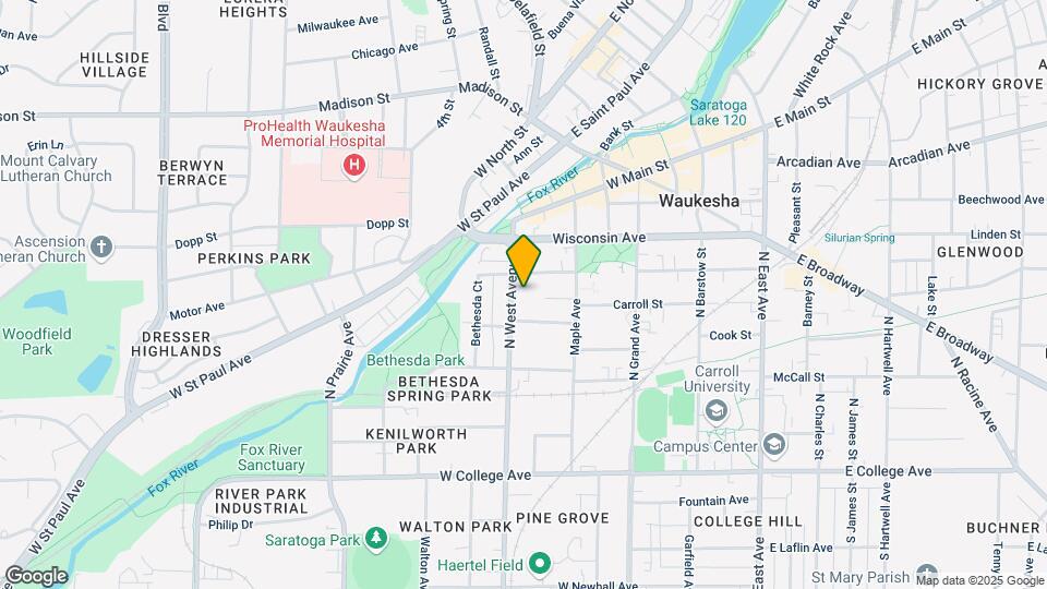 503 N West Ave Map and Location Details