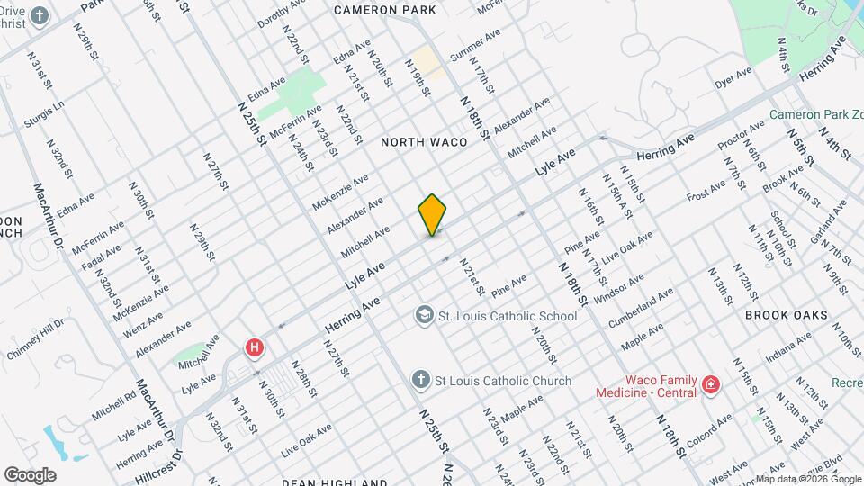 2114 Lyle Ave Map and Location Details