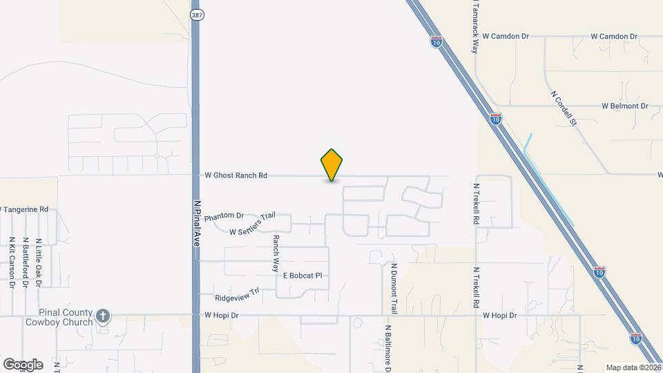 381 W Ghost Ranch Rd Map and Location Details