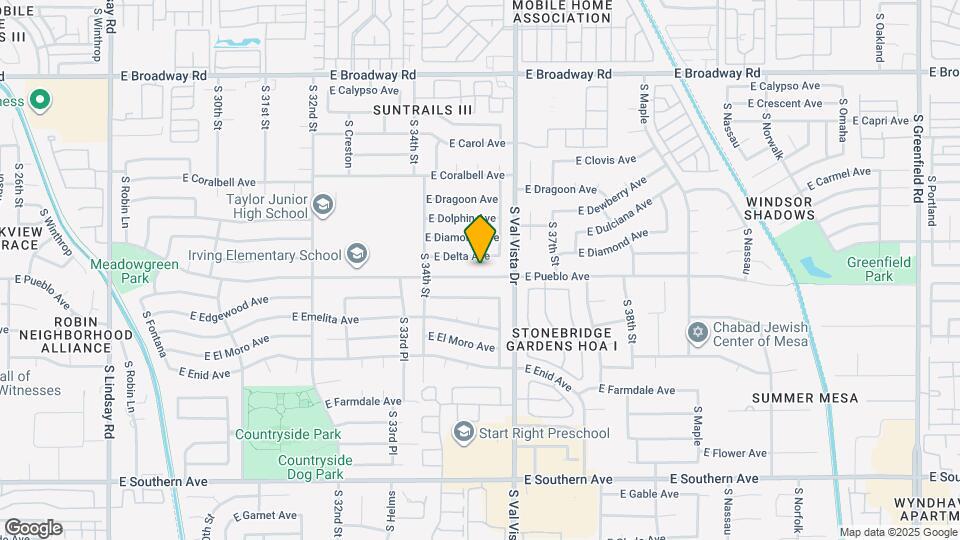 3520 E Pueblo Ave Map and Location Details