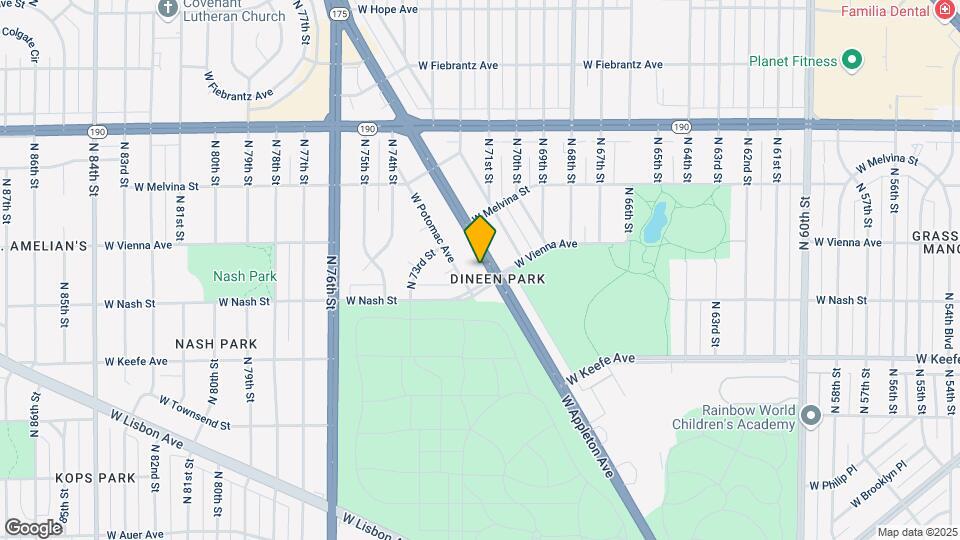 7115 W Appleton Ave Map and Location Details
