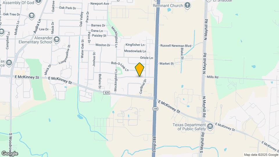 3422 Hummingbird Ln Map and Location Details