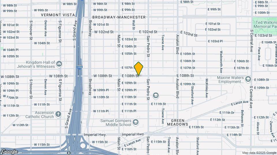 216 E 108th St Map and Location Details