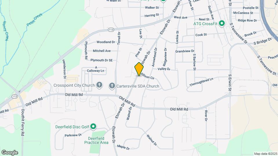 214 Etowah Dr Map and Location Details