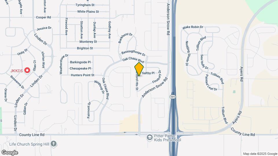 586 Hartford Heights St Map and Location Details