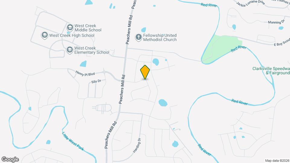 1050 Creek Wy Map and Location Details