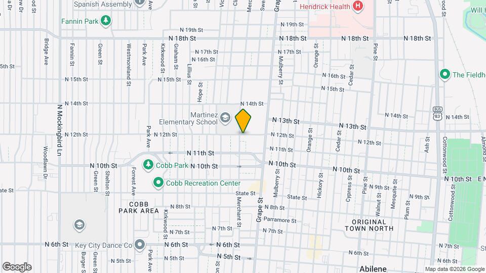 1781 N 12th St Map and Location Details