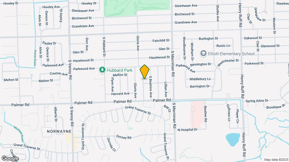 1501 Norris St Map and Location Details