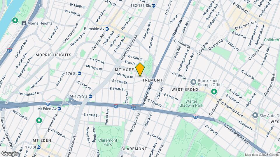 325 E 176th St Map and Location Details