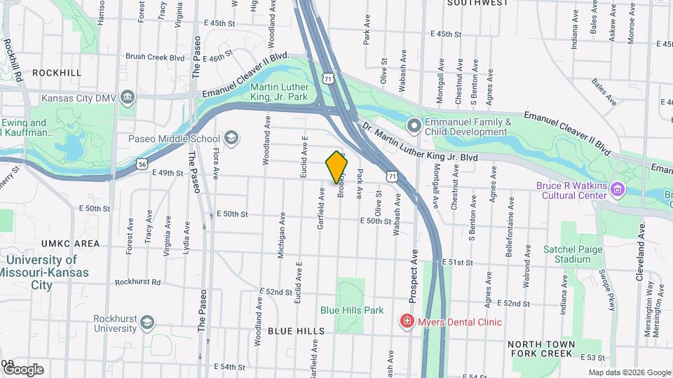 4904 Brooklyn Ave Map and Location Details