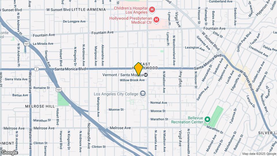1007 N New Hampshire Ave Map and Location Details