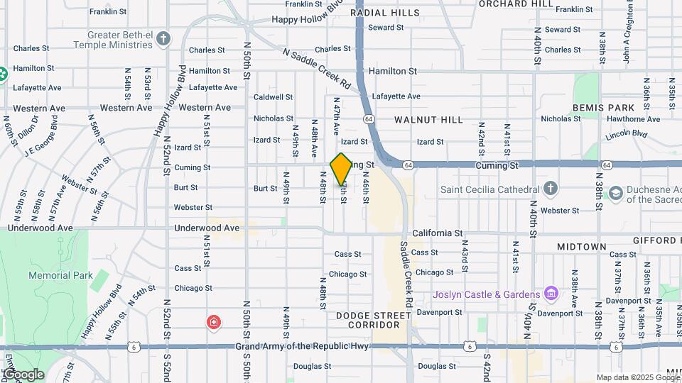 808 N 47th St Map and Location Details