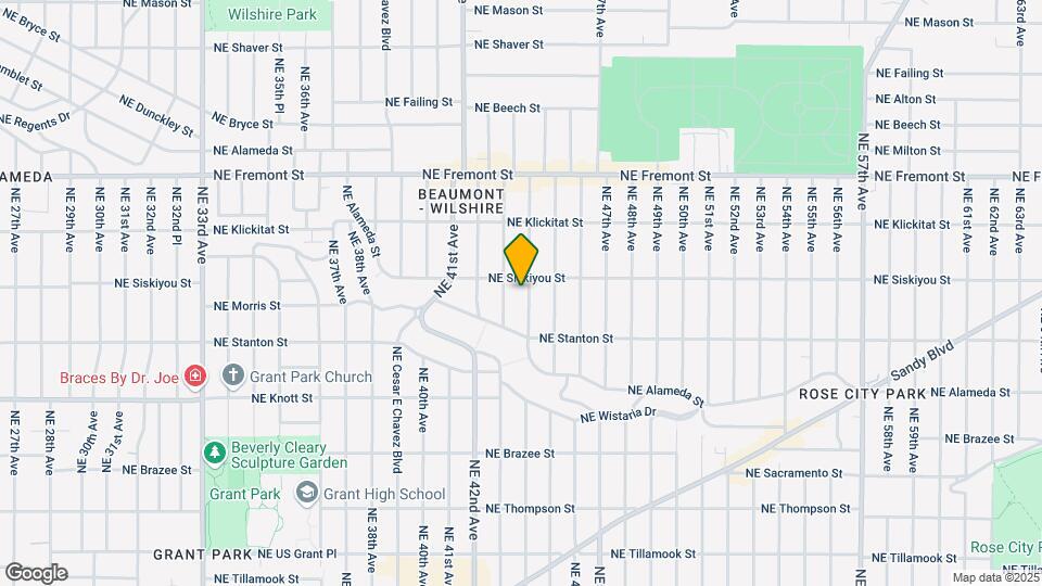 3023 NE 44th Ave Map and Location Details