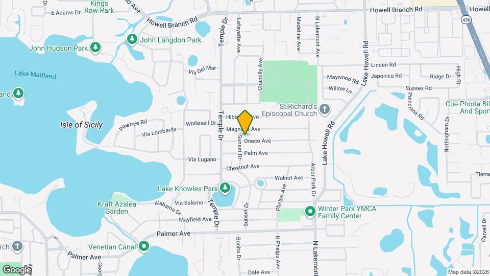 1423 Oneco Ave Map and Location Details