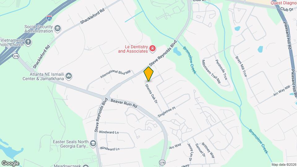 1467 Shenta Oak Dr Map and Location Details