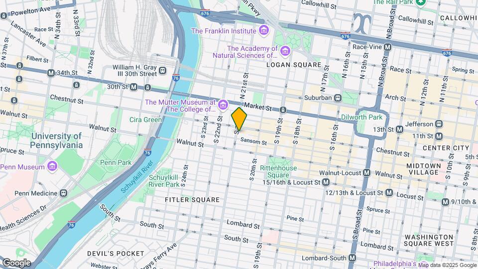 101 S 21st St Map and Location Details