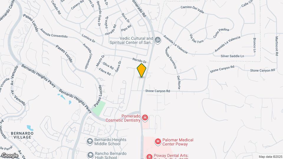 16049 Avenida Aviero Map and Location Details