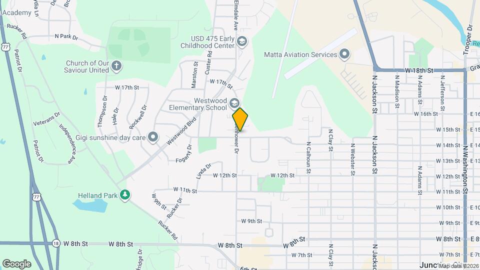 1401 N Eisenhower Dr Map and Location Details