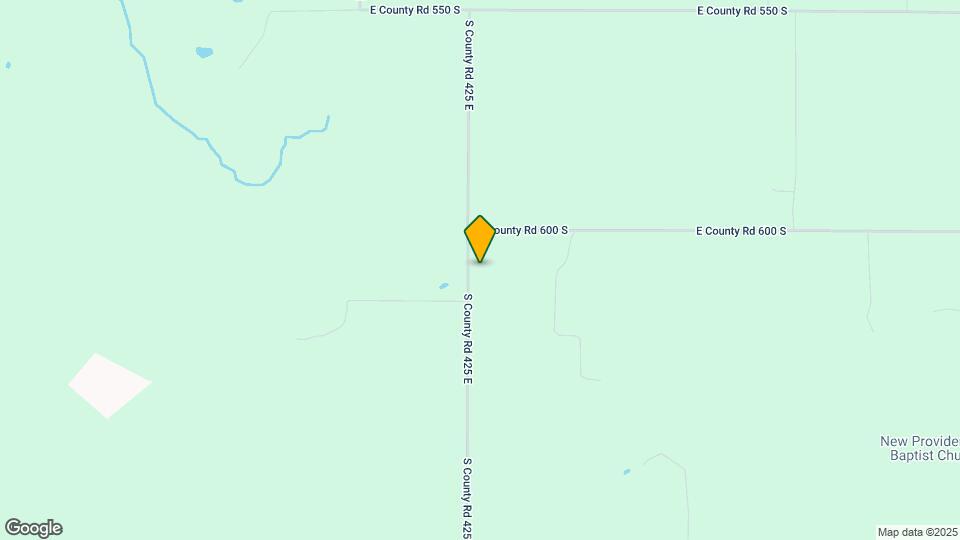 6081 S County Rd 425 E Map and Location Details