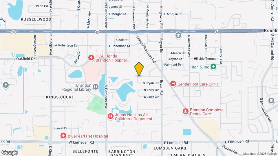 401 N Bryan Cir Map and Location Details